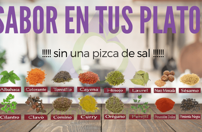 Sabor en tus platos sin una pizca de sal