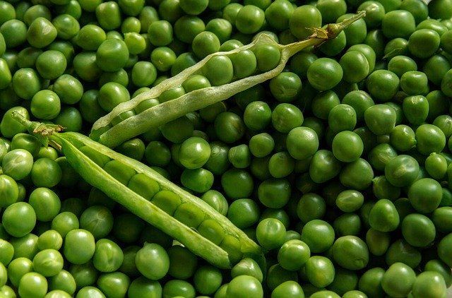 receta: guisantes con soja texturizada y curry
